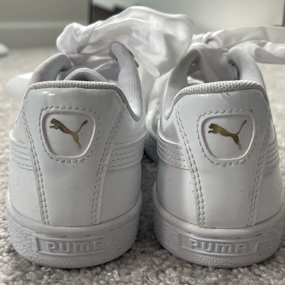 Puma Basket Bow Patent Sneakers - Picture 5 of 10